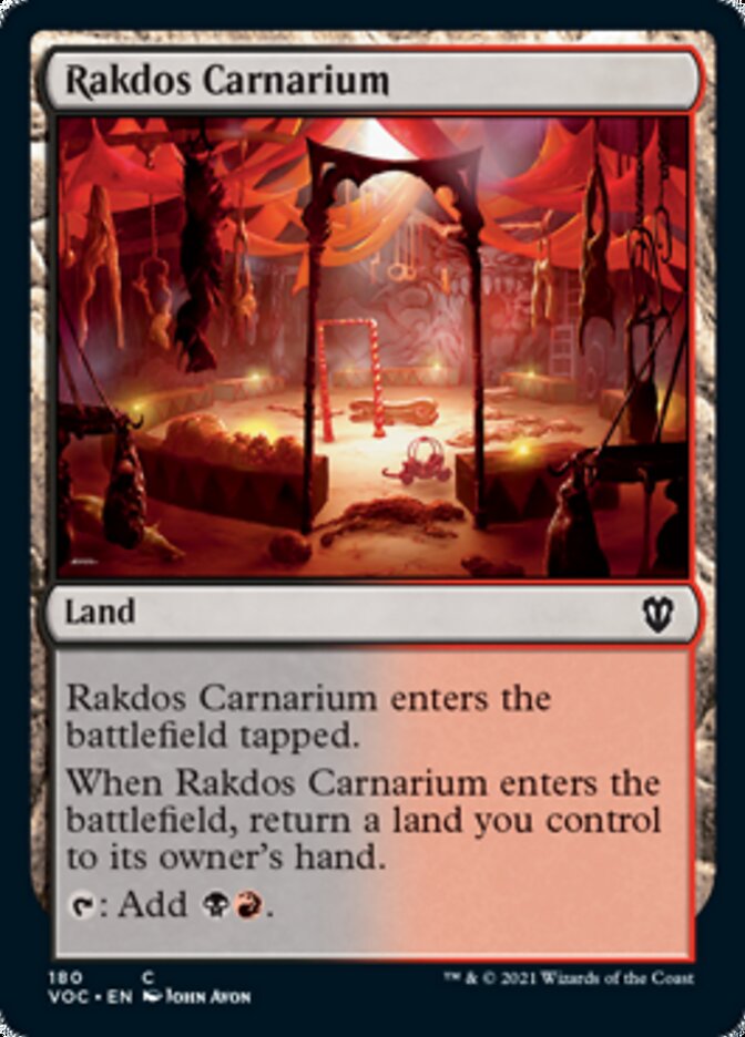 Rakdos Carnarium [Innistrad: Crimson Vow Commander] | D20 Games