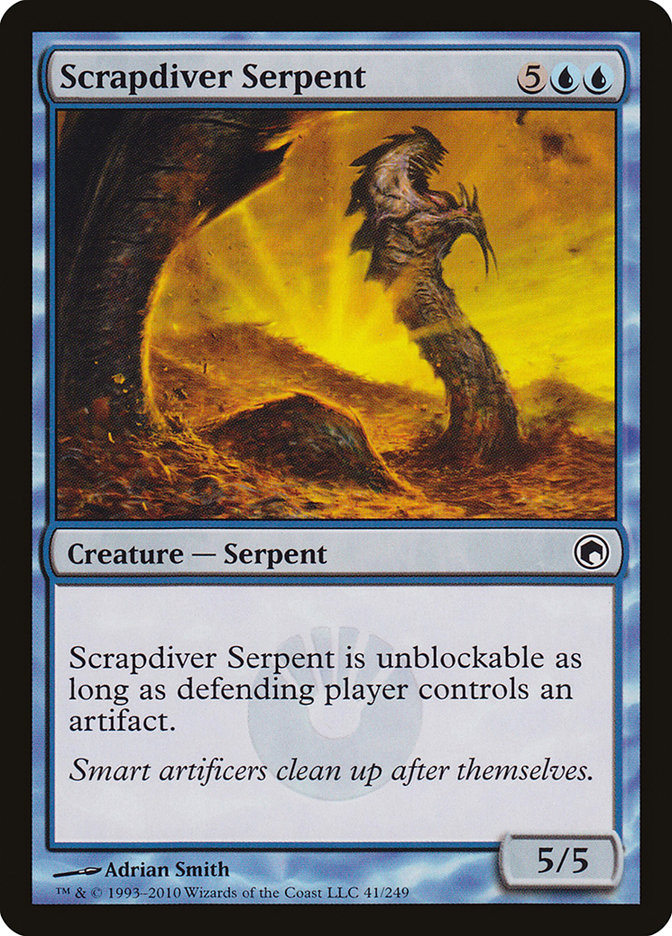 Scrapdiver Serpent [Scars of Mirrodin] | D20 Games