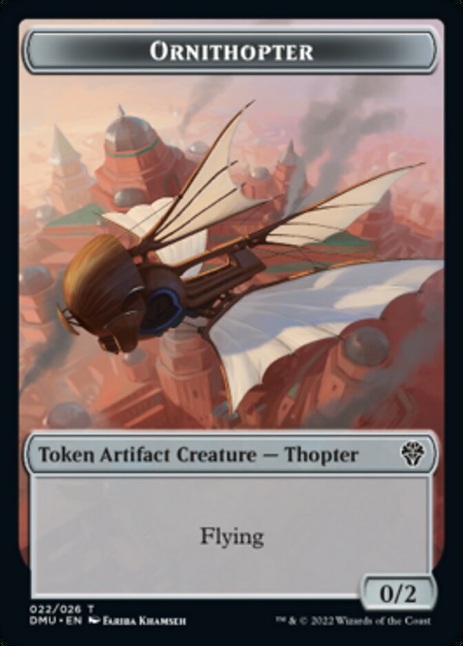 Ornithopter Token [Dominaria United Tokens] | D20 Games