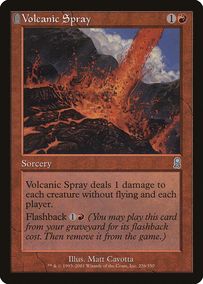 Volcanic Spray [Odyssey] | D20 Games