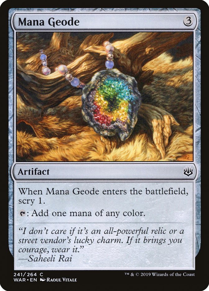 Mana Geode [War of the Spark] | D20 Games