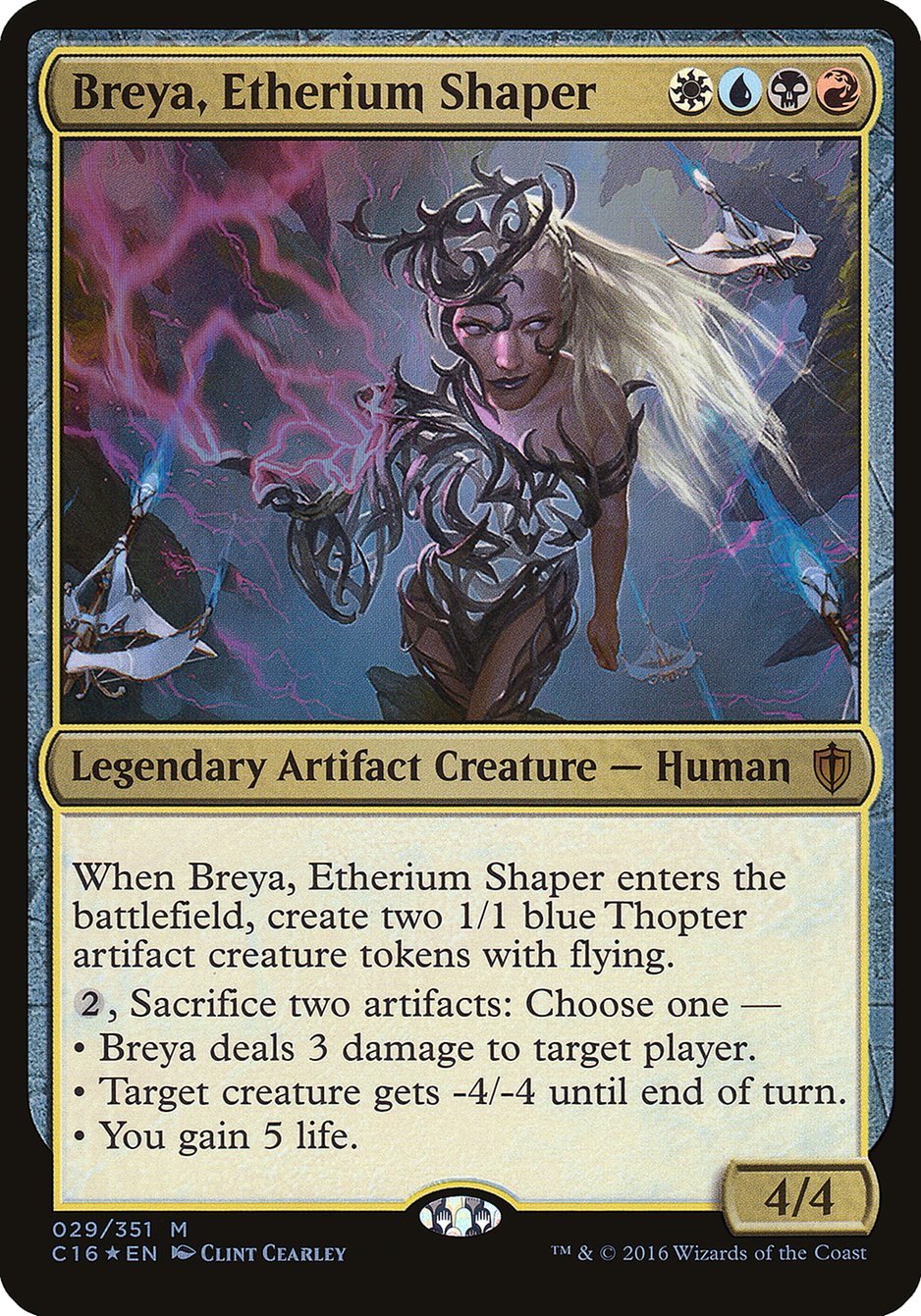 Breya, Etherium Shaper (Oversized) [Commander 2016 Oversized] | D20 Games