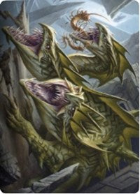 Grakmaw, Skyclave Ravager Art Card [Zendikar Rising Art Series] | D20 Games