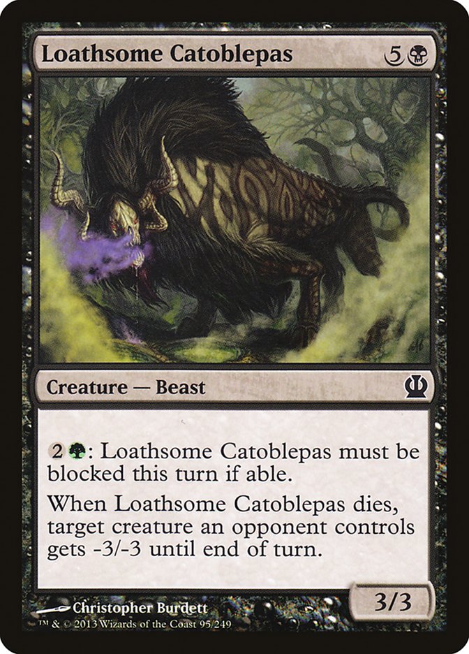 Loathsome Catoblepas [Theros] | D20 Games