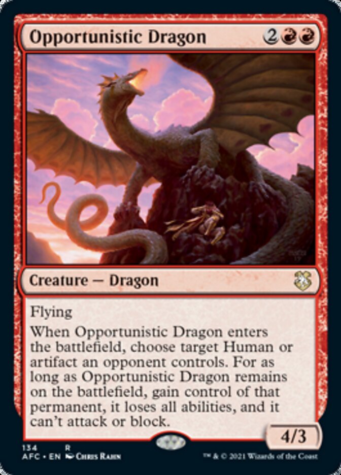 Opportunistic Dragon [Dungeons & Dragons: Adventures in the Forgotten Realms Commander] | D20 Games