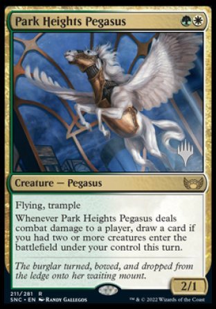 Park Heights Pegasus (Promo Pack) [Streets of New Capenna Promos] | D20 Games