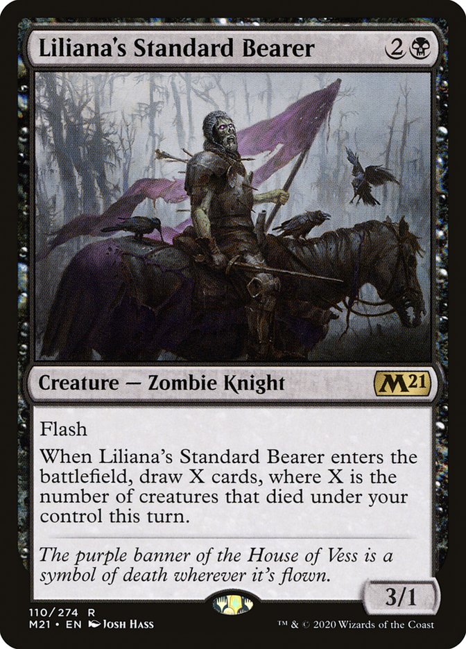 Liliana's Standard Bearer [Core Set 2021] | D20 Games