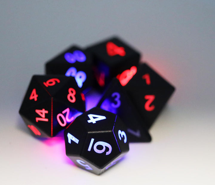 Dungeon Master's Rave LED RPG Dice Set | D20 Games
