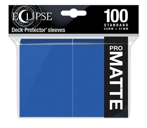 Eclipse Deck Protector Sleeves Matte: Pacific Blue | D20 Games