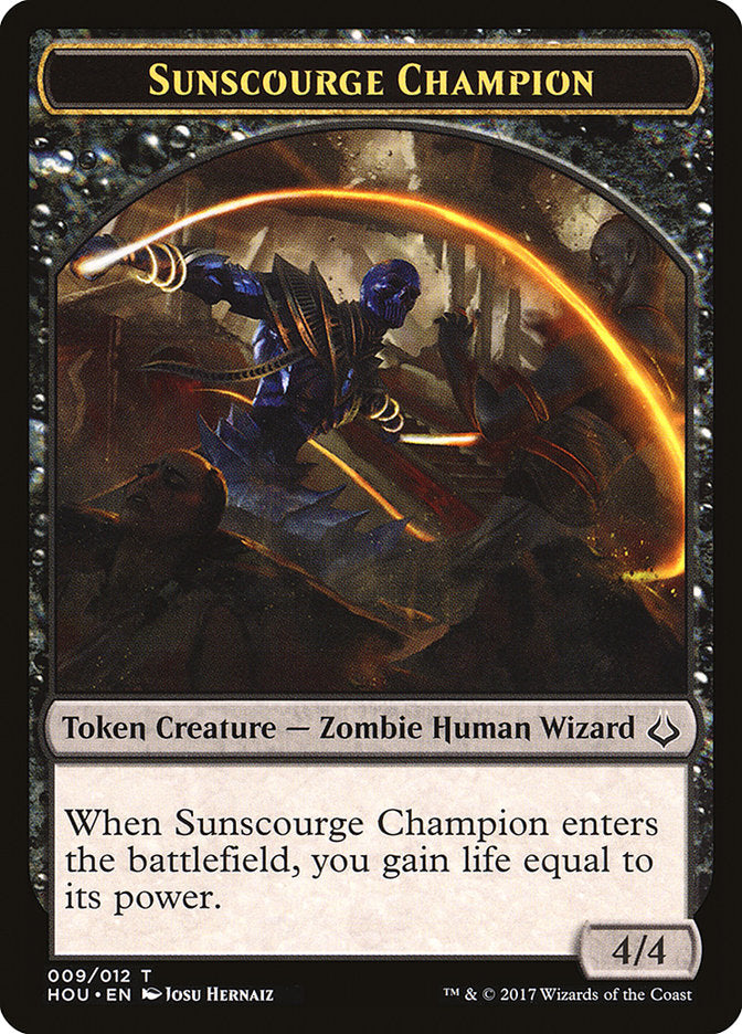 Sunscourge Champion [Hour of Devastation Tokens] | D20 Games