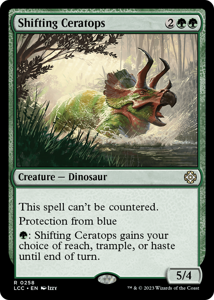 Shifting Ceratops [The Lost Caverns of Ixalan Commander] | D20 Games