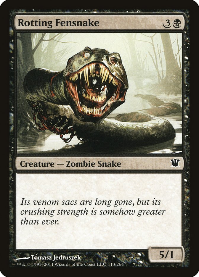 Rotting Fensnake [Innistrad] | D20 Games