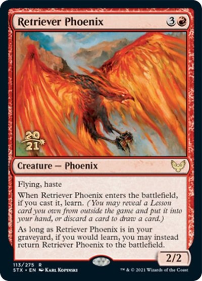 Retriever Phoenix [Strixhaven: School of Mages Prerelease Promos] | D20 Games