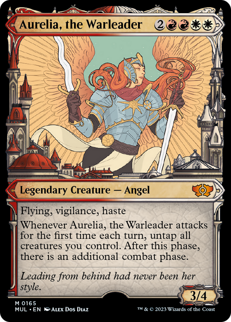 Aurelia, the Warleader (Halo Foil) [Multiverse Legends] | D20 Games