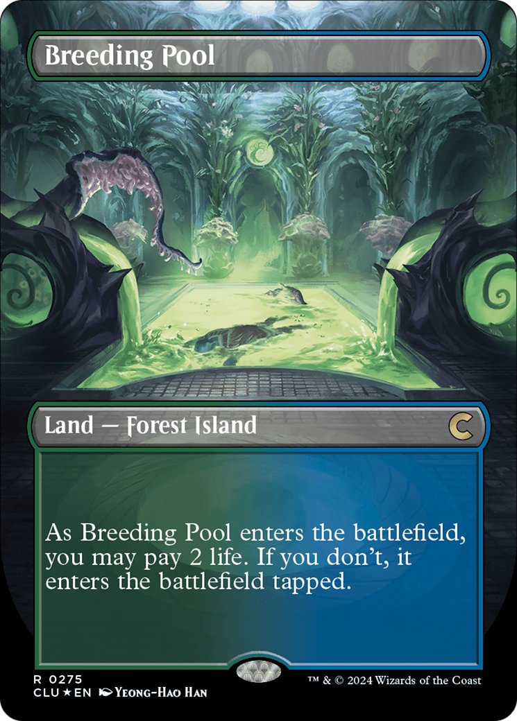 Breeding Pool (Borderless) [Ravnica: Clue Edition] | D20 Games