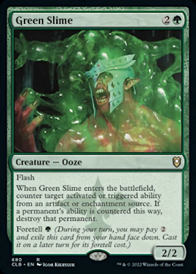 Green Slime [Commander Legends: Battle for Baldur's Gate] | D20 Games