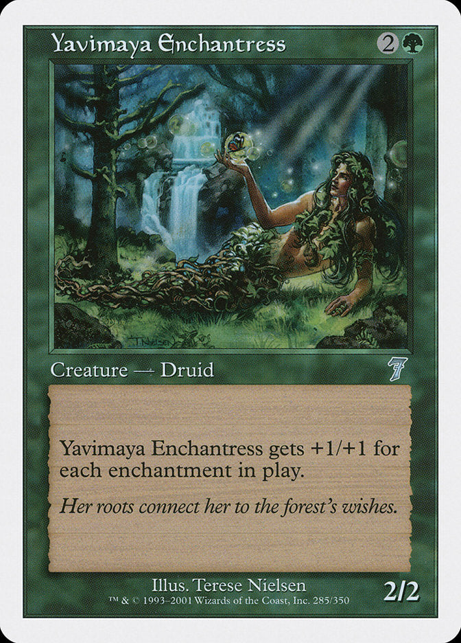 Yavimaya Enchantress [Seventh Edition] | D20 Games