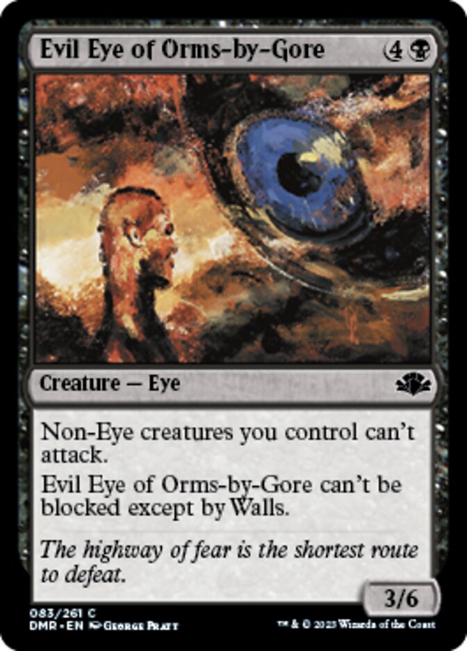 Evil Eye of Orms-by-Gore [Dominaria Remastered] | D20 Games