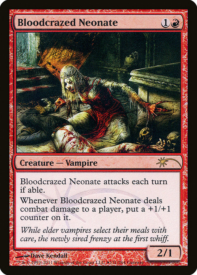 Bloodcrazed Neonate [Wizards Play Network 2011] | D20 Games
