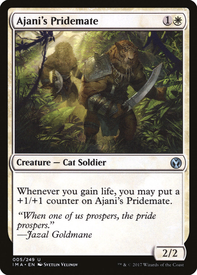 Ajani's Pridemate [Iconic Masters] | D20 Games