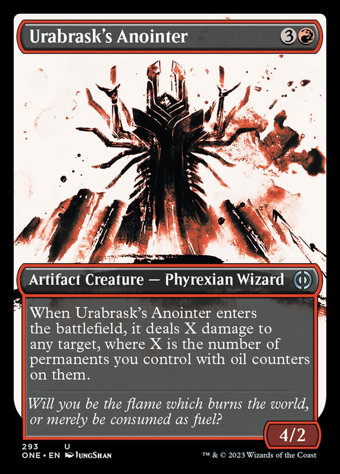 Urabrask's Anointer (Showcase Ichor) [Phyrexia: All Will Be One] | D20 Games