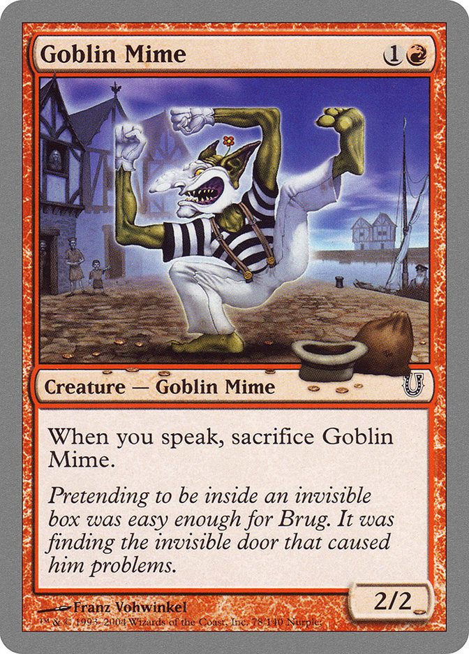 Goblin Mime [Unhinged] | D20 Games