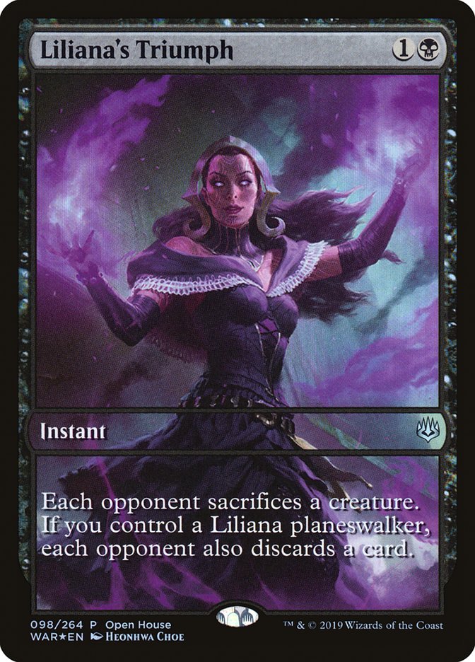 Liliana's Triumph (Open House) [War of the Spark Promos] | D20 Games
