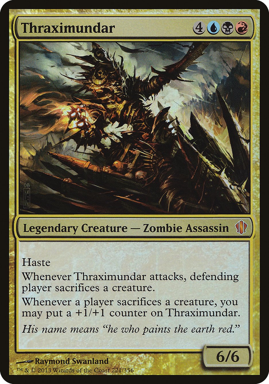 Thraximundar (Oversized) [Commander 2013 Oversized] | D20 Games