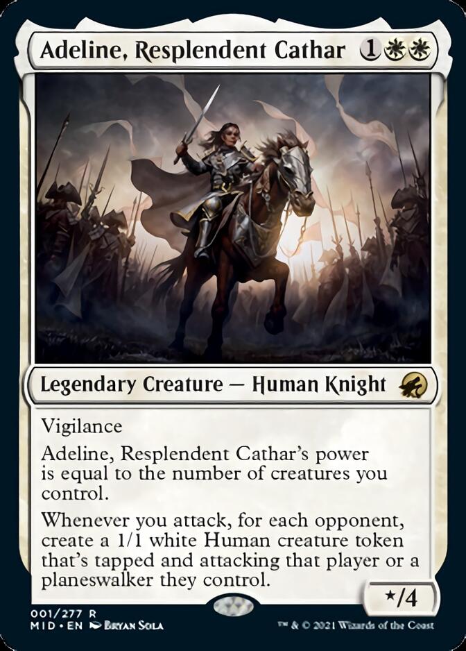 Adeline, Resplendent Cathar [Innistrad: Midnight Hunt] | D20 Games