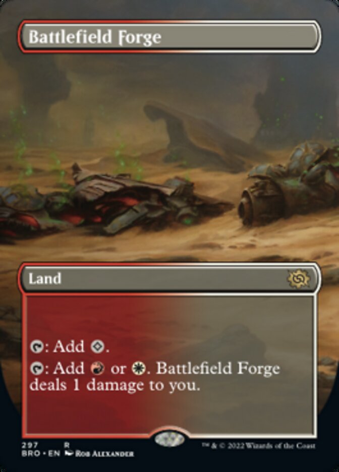 Battlefield Forge (Borderless Alternate Art) [The Brothers' War] | D20 Games