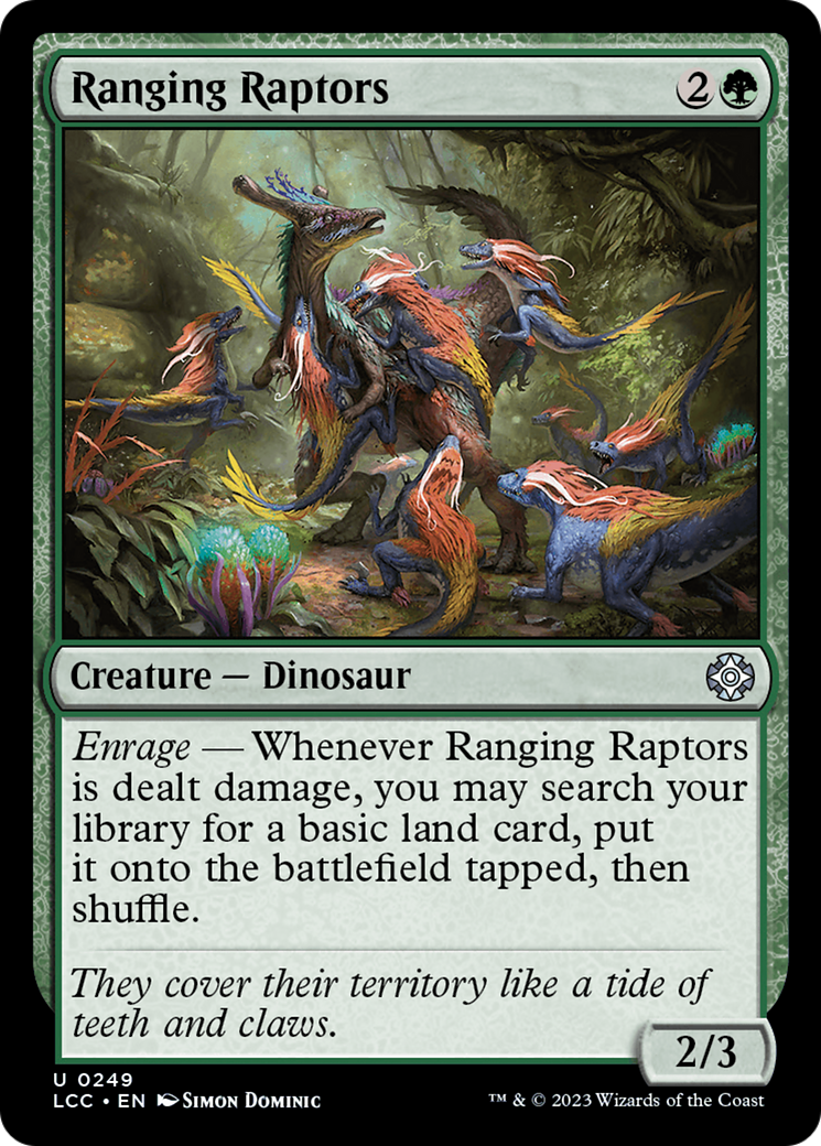 Ranging Raptors [The Lost Caverns of Ixalan Commander] | D20 Games