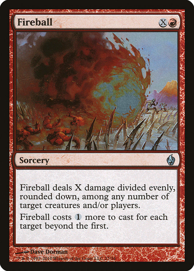 Fireball [Premium Deck Series: Fire and Lightning] | D20 Games