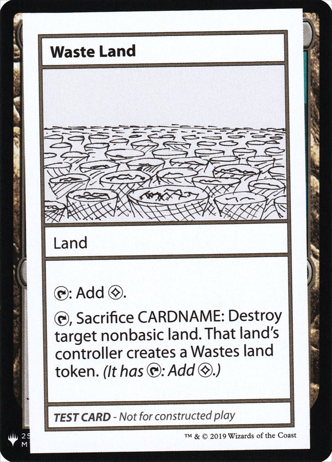 Waste Land [Mystery Booster Playtest Cards] | D20 Games