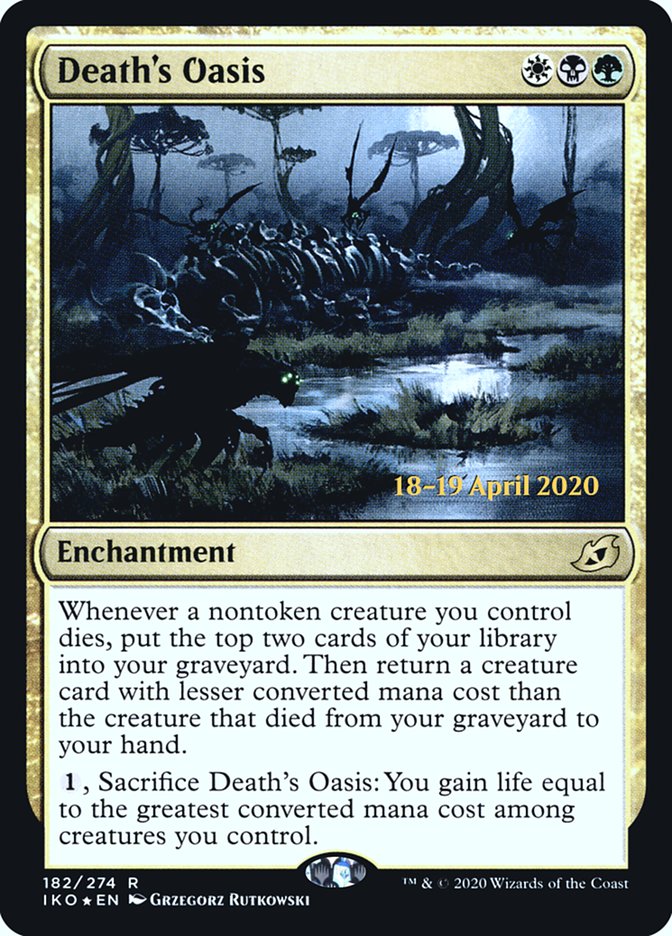 Death's Oasis  [Ikoria: Lair of Behemoths Prerelease Promos] | D20 Games