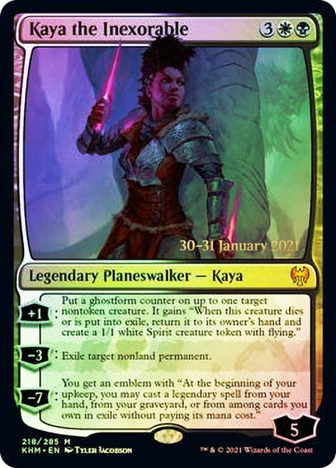 Kaya the Inexorable [Kaldheim Prerelease Promos] | D20 Games