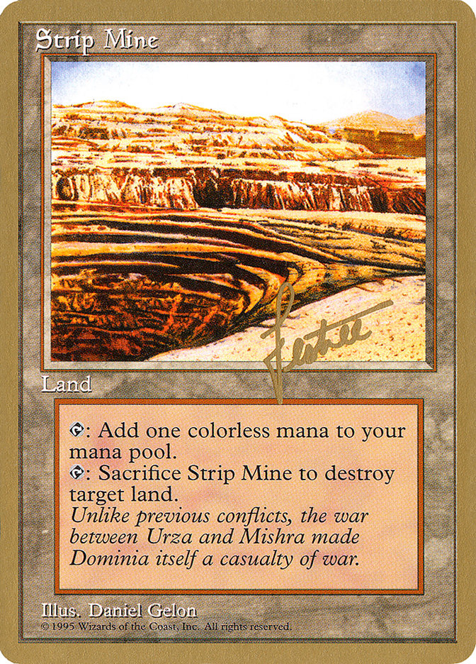 Strip Mine (Bertrand Lestree) [Pro Tour Collector Set] | D20 Games