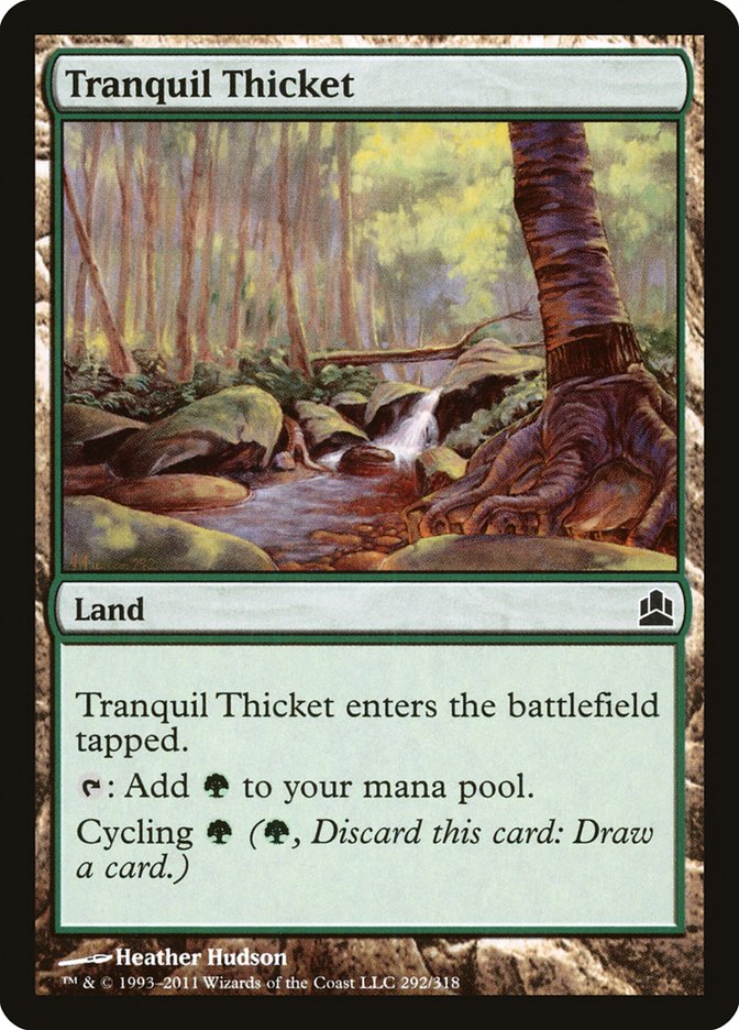 Tranquil Thicket [Commander 2011] | D20 Games