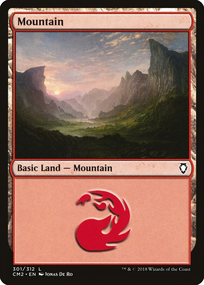 Mountain (301) [Commander Anthology Volume II] | D20 Games