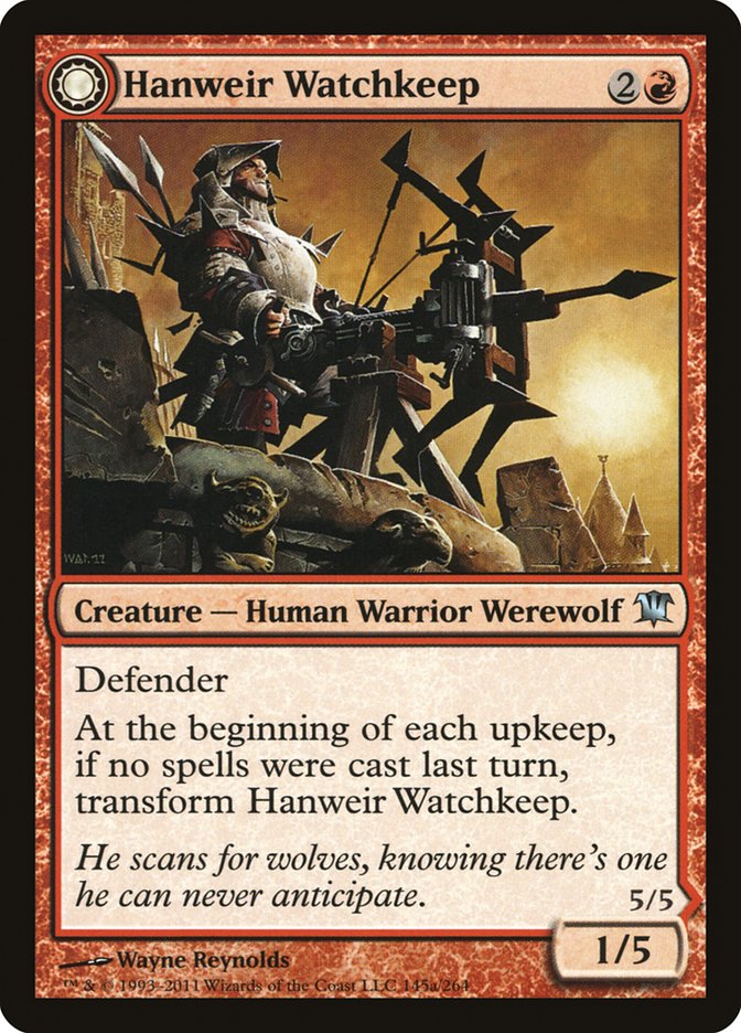 Hanweir Watchkeep // Bane of Hanweir [Innistrad] | D20 Games