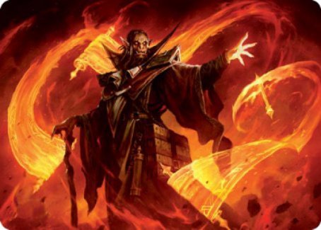 Plargg, Dean of Chaos Art Card [Strixhaven: School of Mages Art Series] | D20 Games