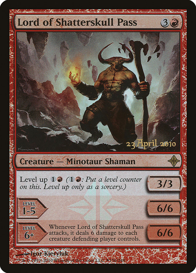 Lord of Shatterskull Pass [Rise of the Eldrazi Prerelease Promos] | D20 Games