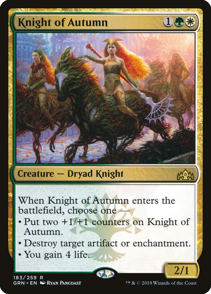 Knight of Autumn [Guilds of Ravnica] | D20 Games