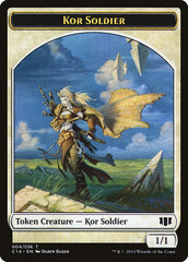 Kor Soldier // Pegasus Double-sided Token [Commander 2014 Tokens] | D20 Games
