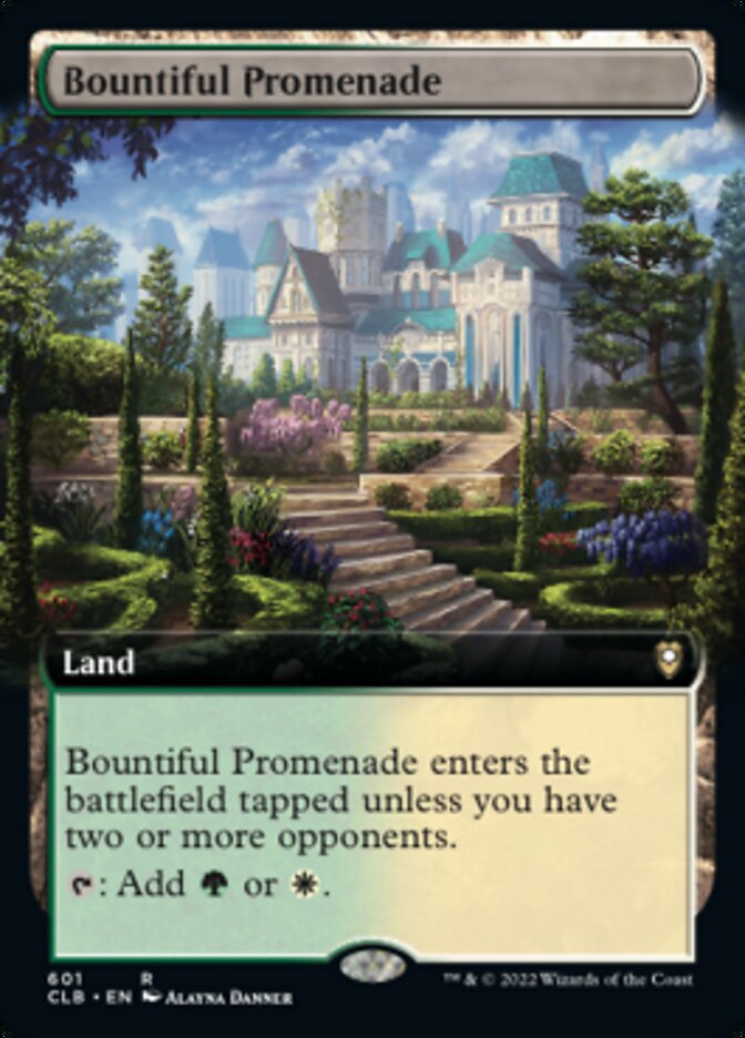 Bountiful Promenade (Extended Art) [Commander Legends: Battle for Baldur's Gate] | D20 Games