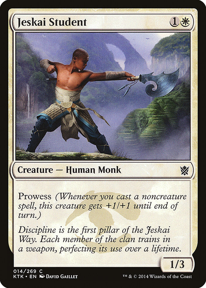 Jeskai Student [Khans of Tarkir] | D20 Games