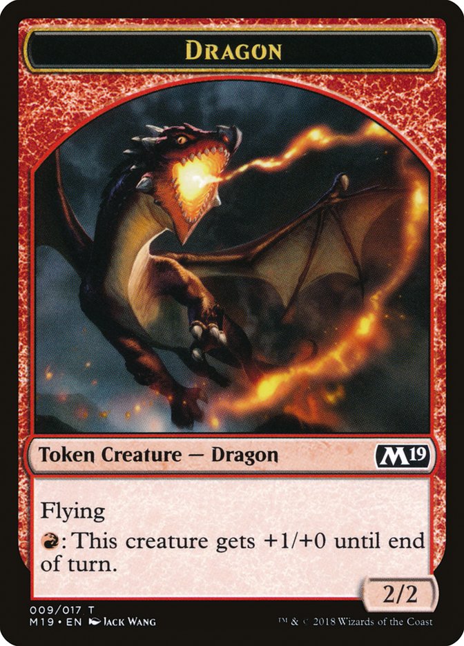 Dragon (009/017) [Core Set 2019 Tokens] | D20 Games