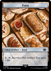 Tentacle // Food (0022) Double-Sided Token (Surge Foil) [The Lord of the Rings: Tales of Middle-Earth Tokens] | D20 Games