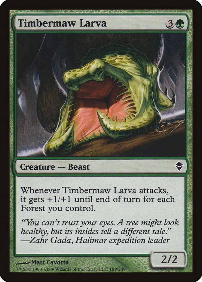 Timbermaw Larva [Zendikar] | D20 Games