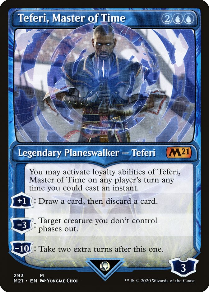 Teferi, Master of Time (Showcase) [Core Set 2021] | D20 Games