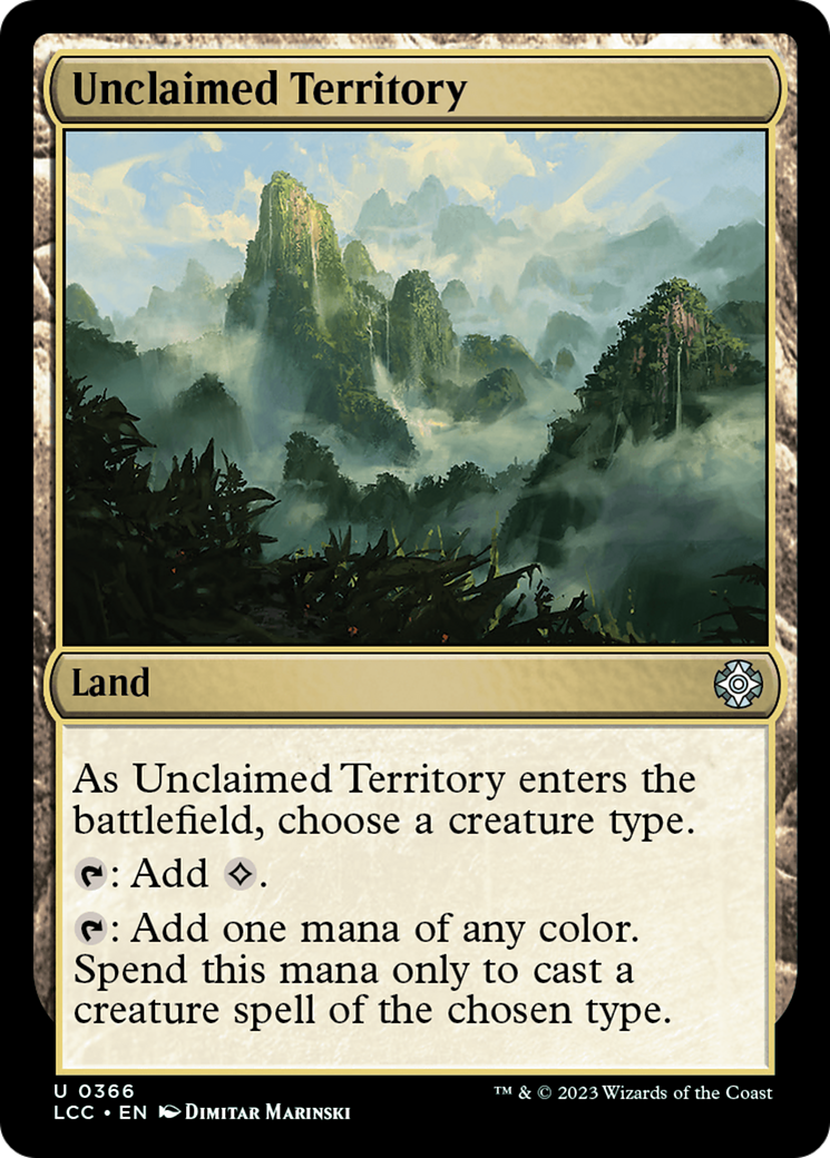 Unclaimed Territory [The Lost Caverns of Ixalan Commander] | D20 Games